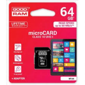 Tarjeta de Memoria Good Ram 64 GB Clase 10 UHS-I Canon Digital Incluido de 0,29